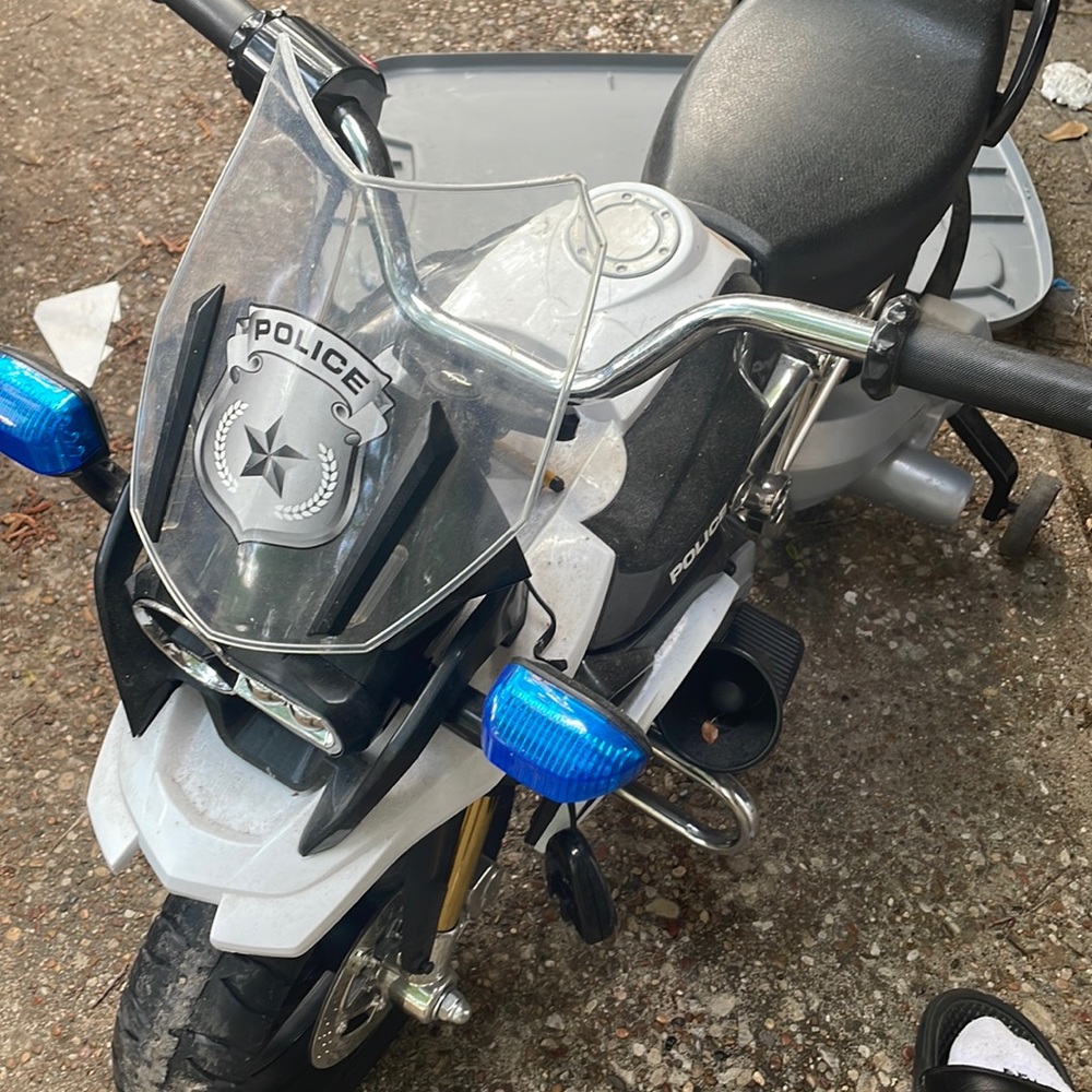Kids bmw police motorcycle